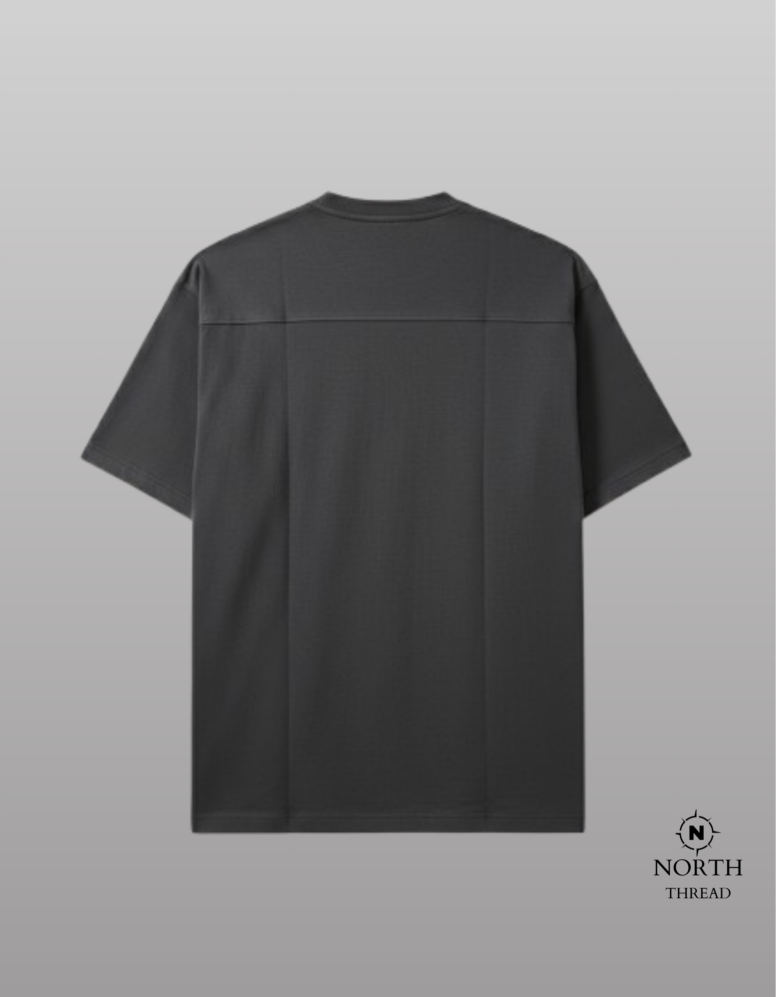 Pull&Bear Heavyweight tshirt-Gray