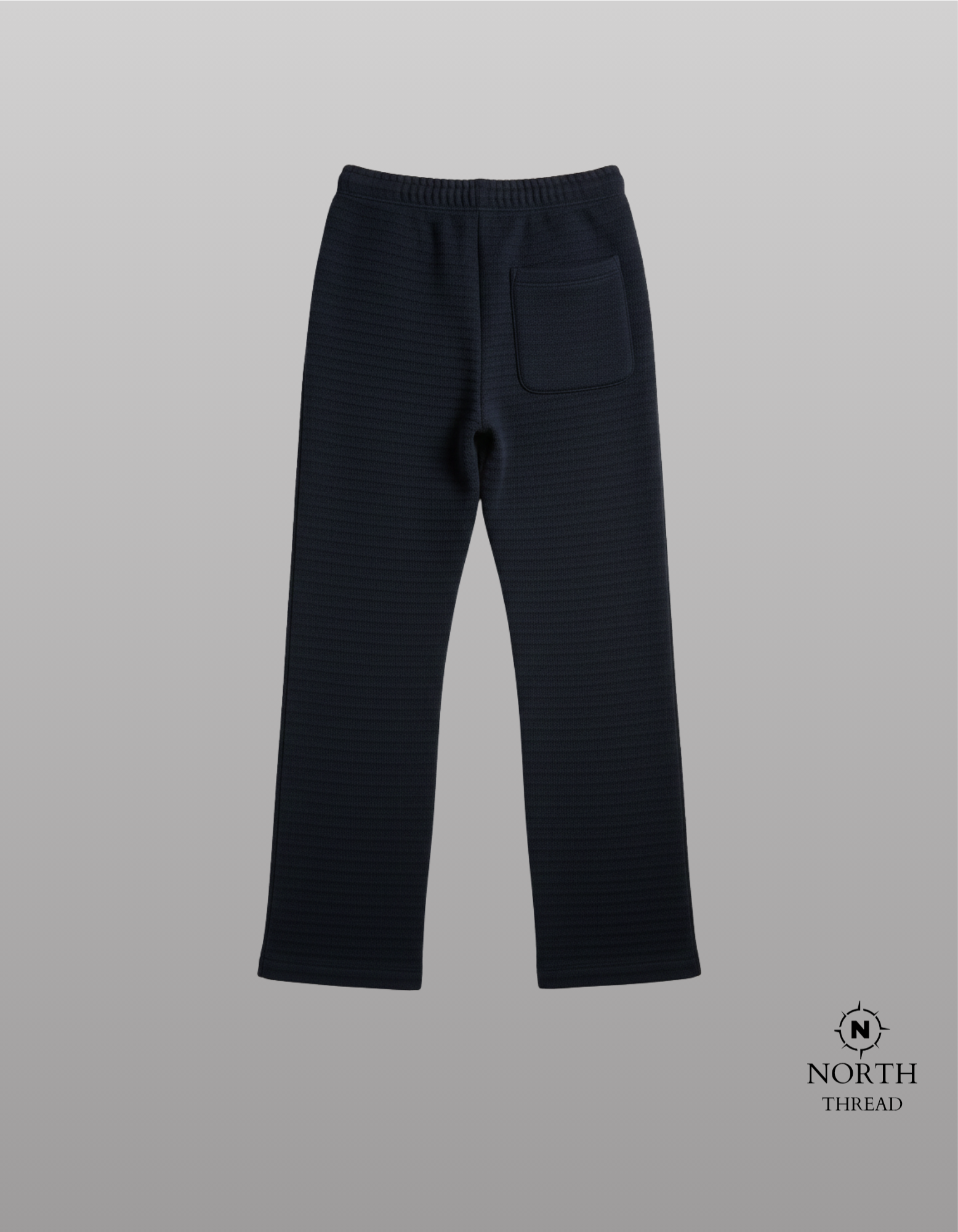 Bershka Heavyweight trouser-textured black