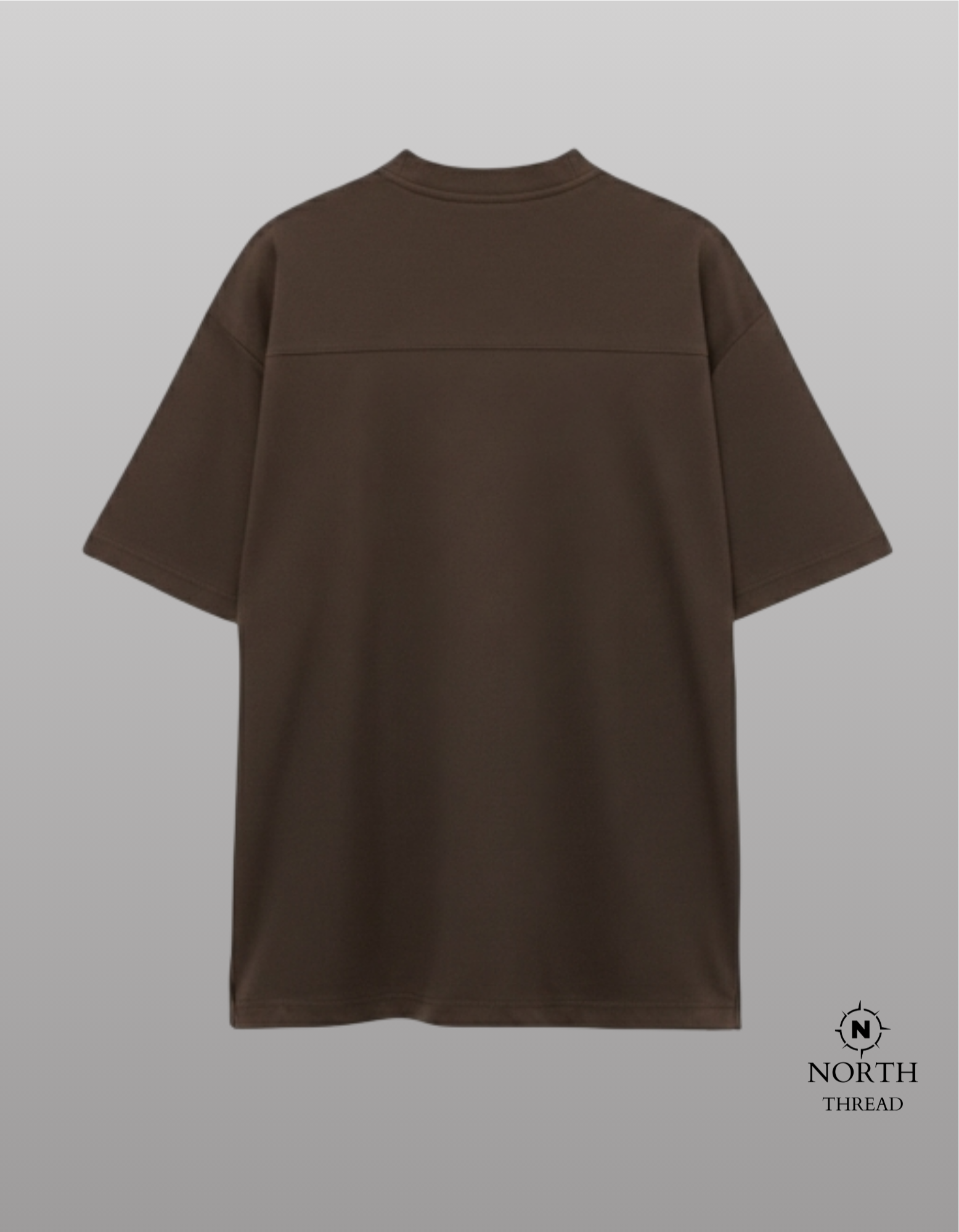 Pull&Bear Heavyweight tshirt-Mocha Brown