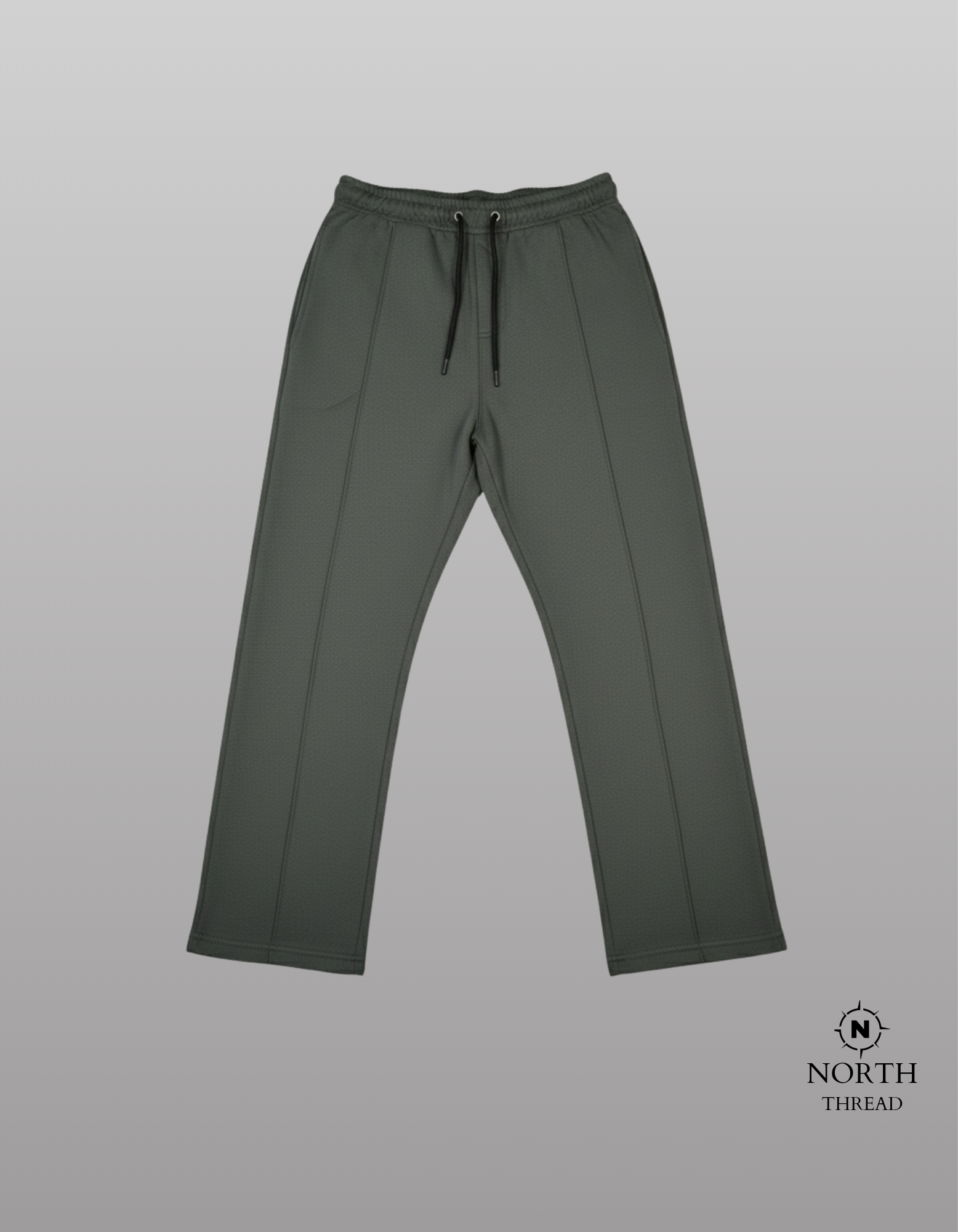 Bershka Heavyweight trouser-Olive