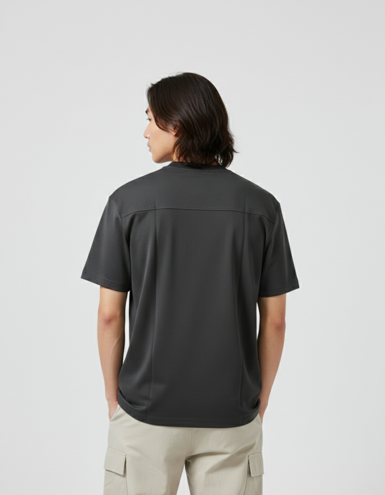 Pull&Bear Heavyweight tshirt-Gray