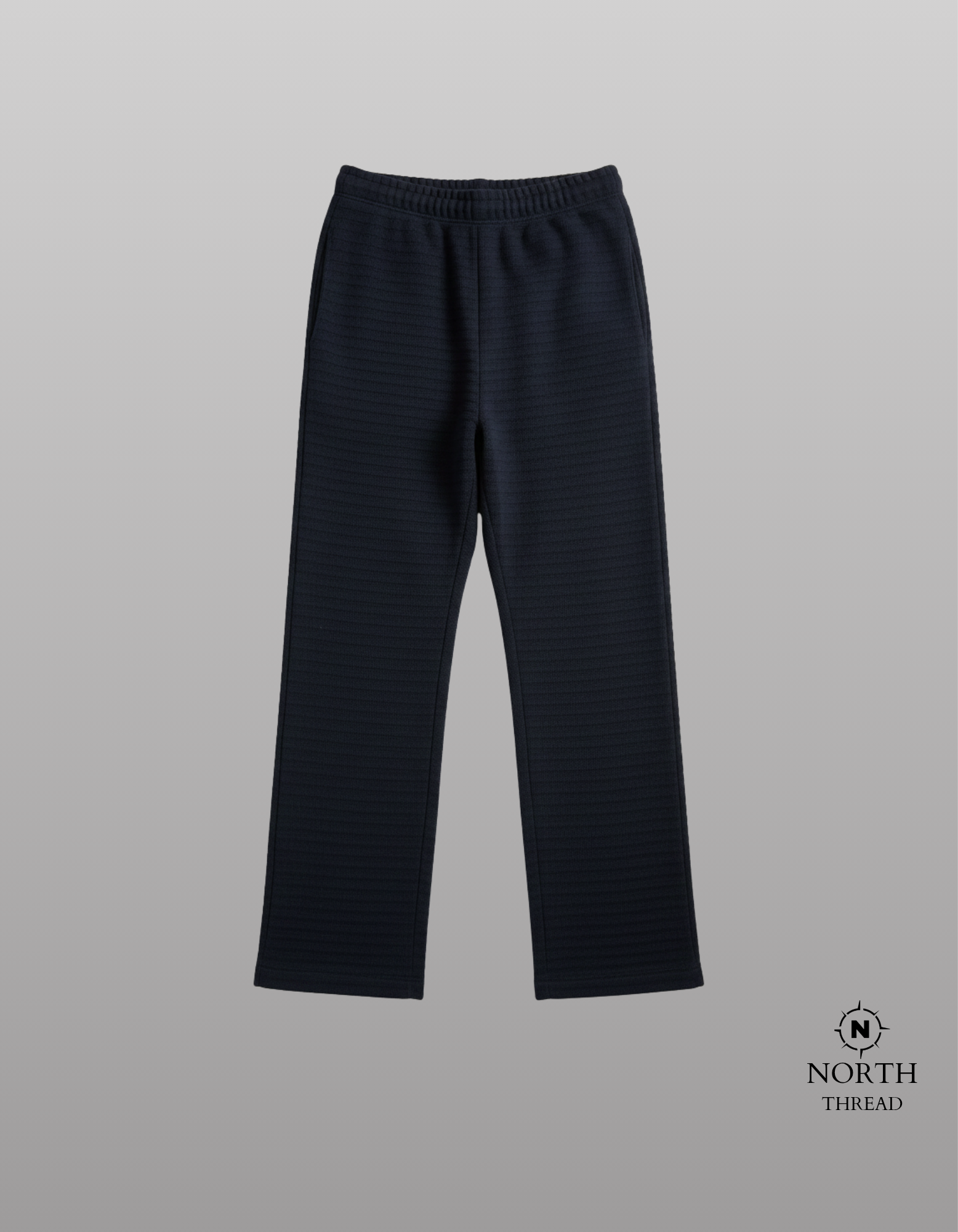 Bershka Heavyweight trouser-textured black