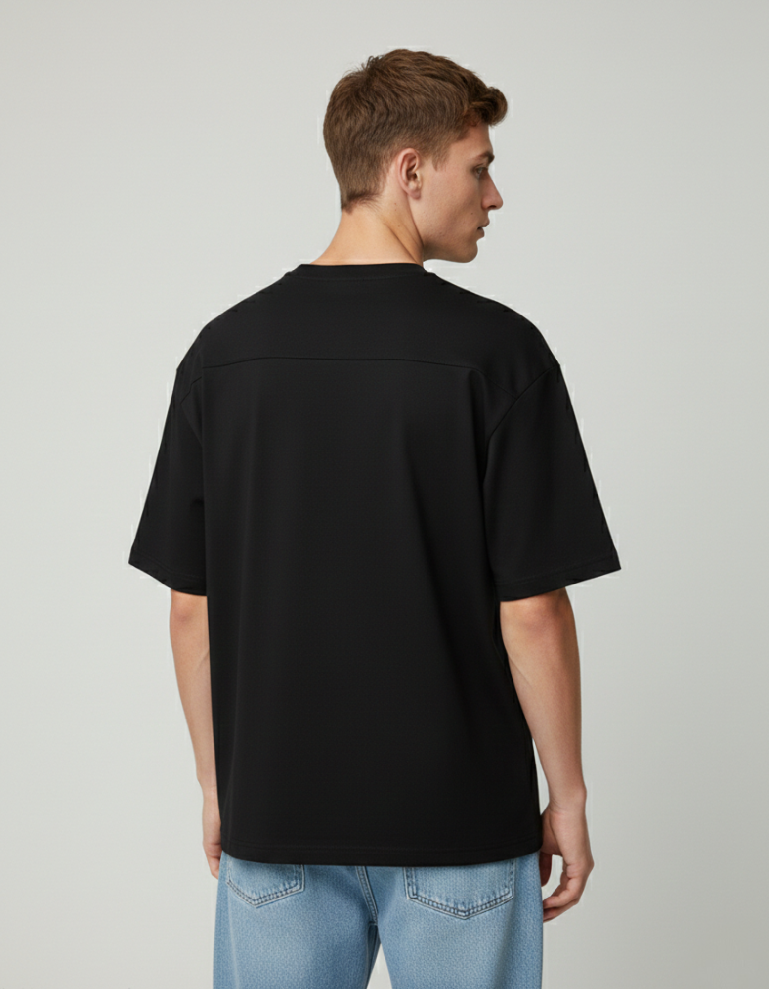 Pull&Bear Heavyweight tshirt-Black