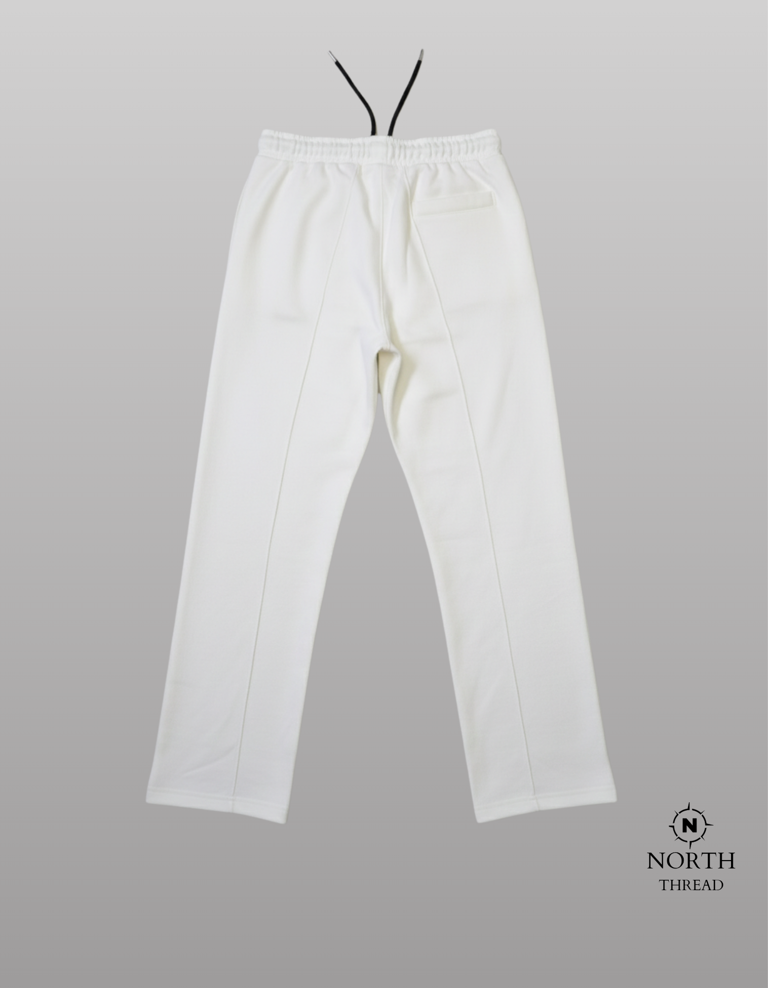 Bershka Heavyweight trouser-White
